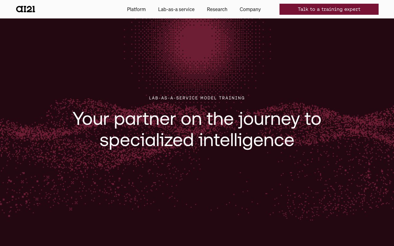 AI21 Labs homepage