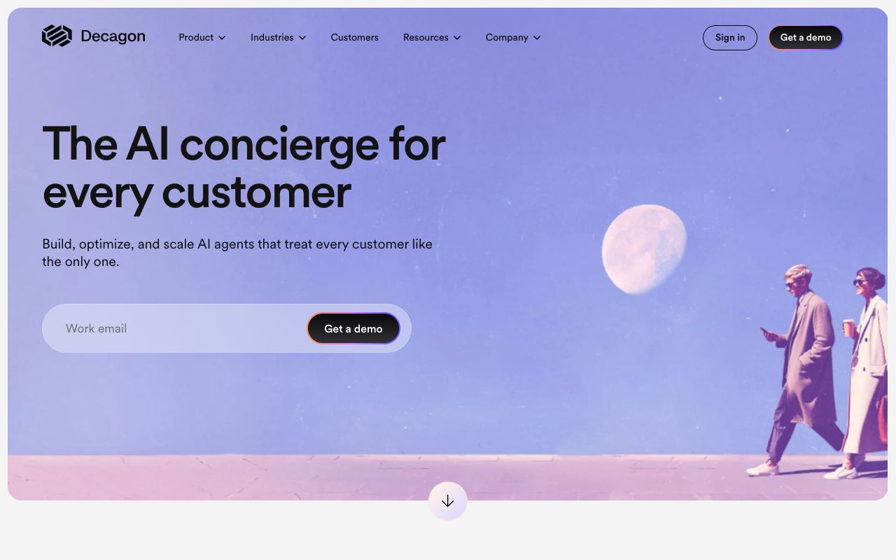 Decagon homepage