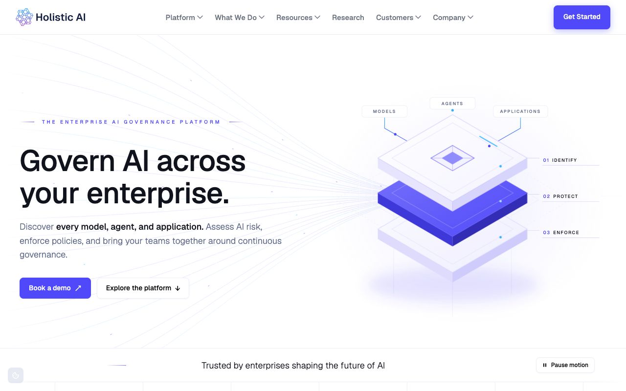 Holistic AI homepage