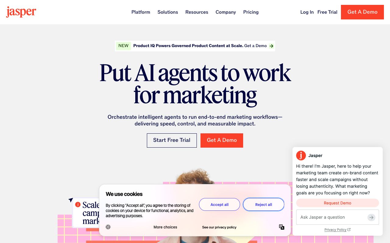 Jasper homepage