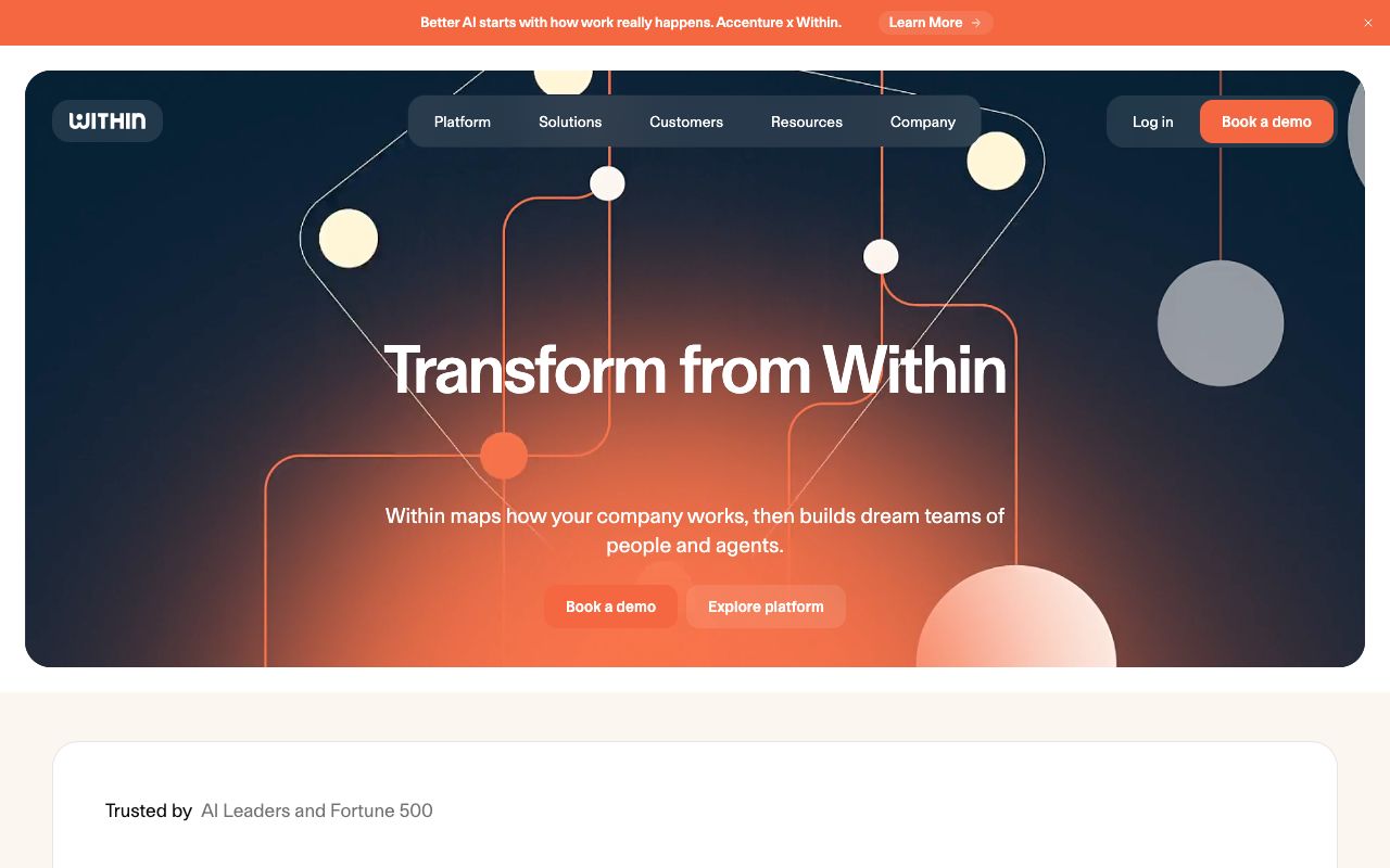Klarity homepage