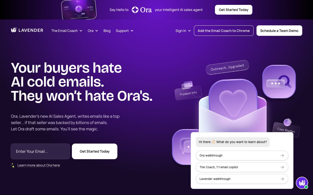 Lavender homepage