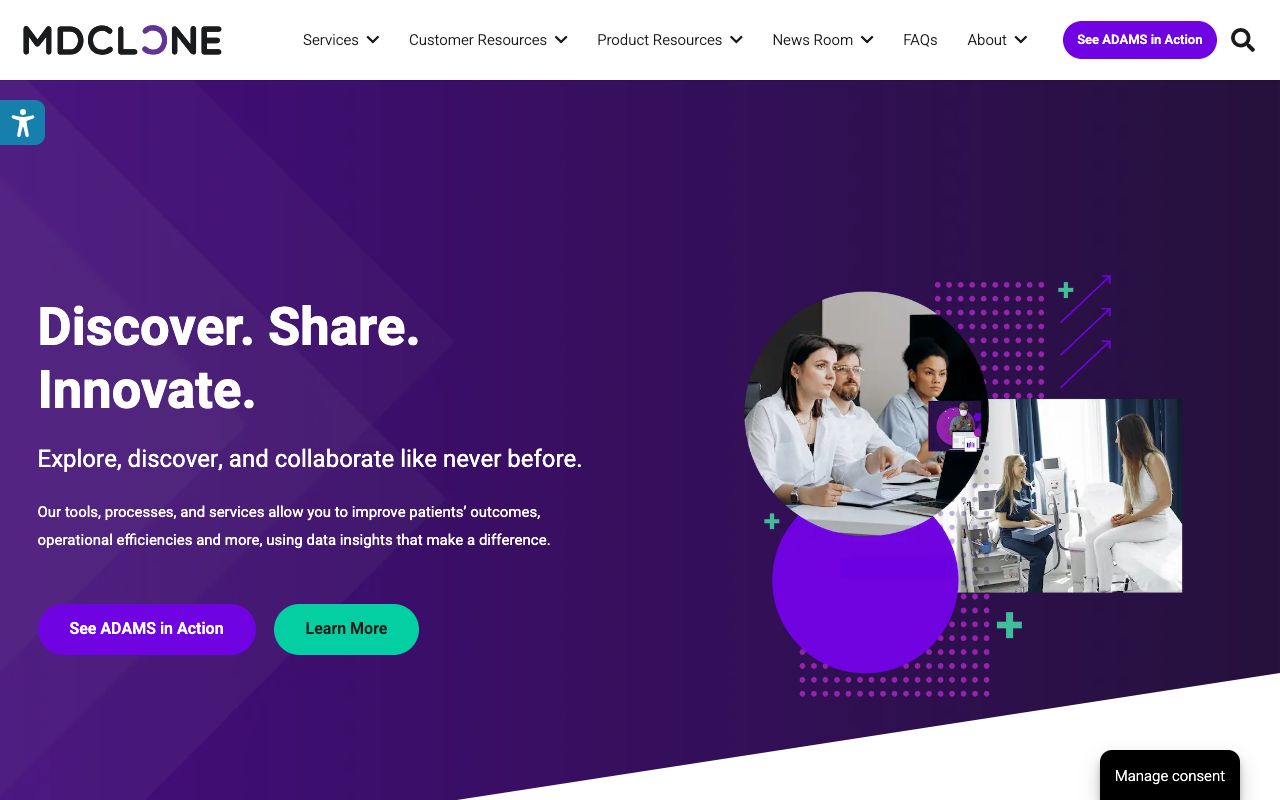 MDClone homepage