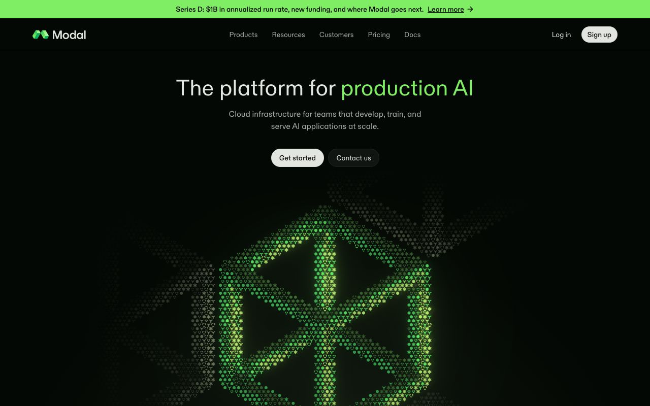 Modal homepage