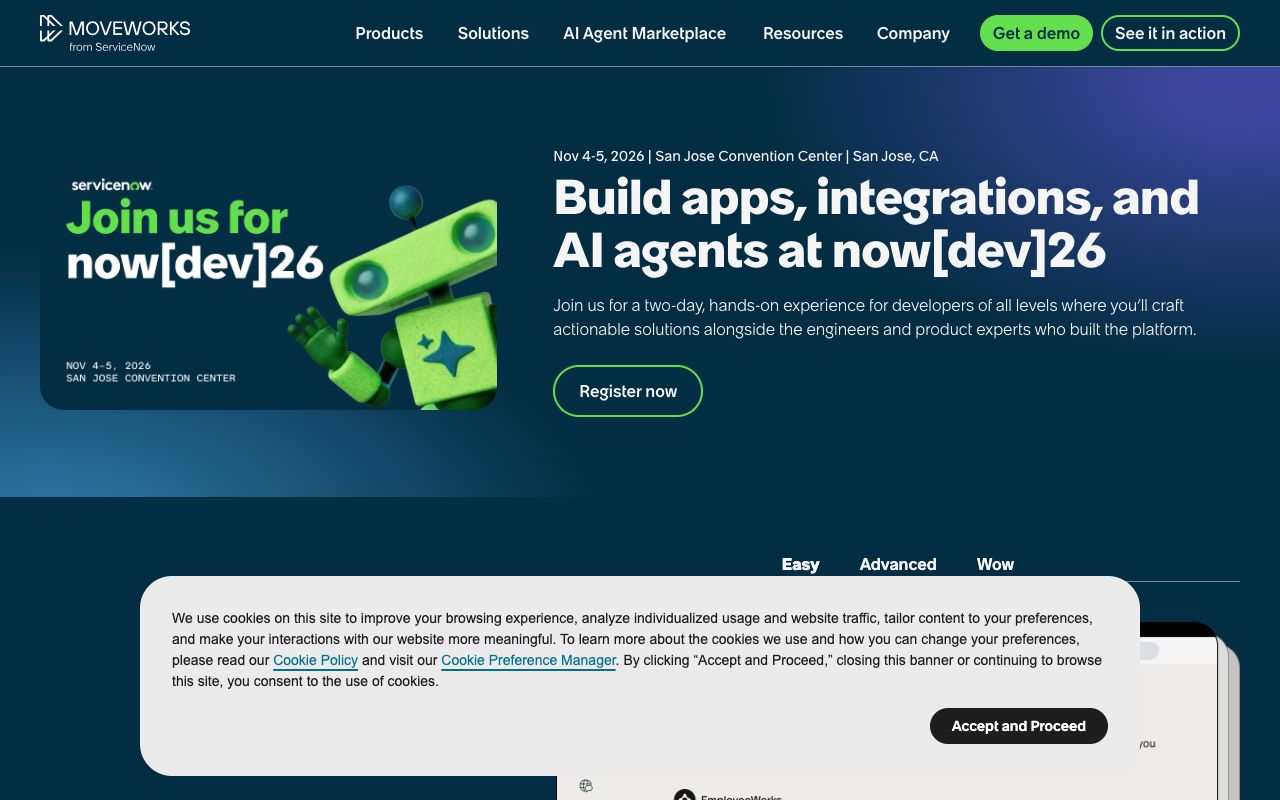 Moveworks homepage